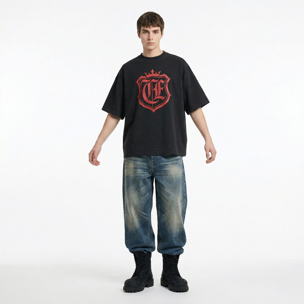 GRAPHIC PRINT OVERSIZED TEE