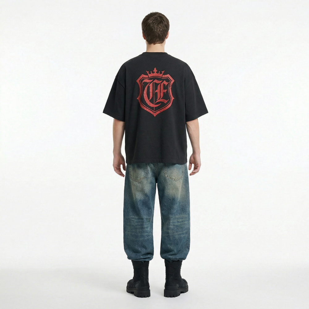 GRAPHIC PRINT OVERSIZED TEE